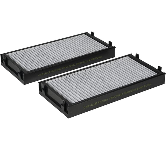 Изображение товара Фильтр салонный угольный для автомобилей bmw x5 e70(06-)/ x6 e71(07-), комплект 2шт. CARVILLE RACING CRVC29412