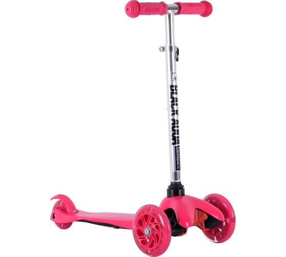 Изображение товара Самокат Black Aqua MG002A светящиеся колёса, малиновый 2000999792472