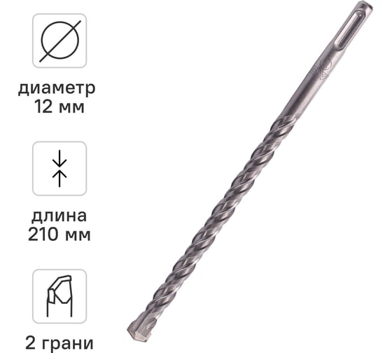 Изображение товара Бур (12х210 мм; SDS+) RAGE by VIRA 561221