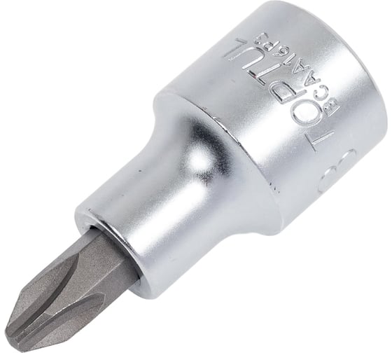 Изображение товара Головка торцевая со вставкой PH3, L=55 мм, 1/2"DR TOPTUL BCAA16P3