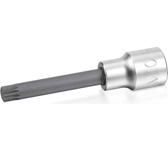 Изображение товара Головка торцевая со вставкой Spline M14, L=100 мм, 1/2"DR TOPTUL BCJD1614