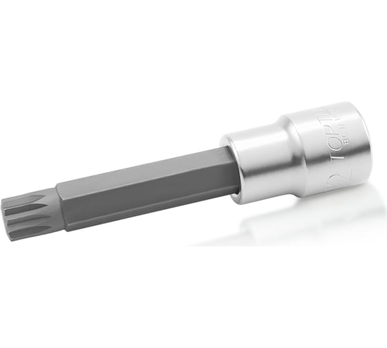 Изображение товара Головка торцевая со вставкой Spline M8, L=100 мм, 1/2"DR TOPTUL BCJA1608