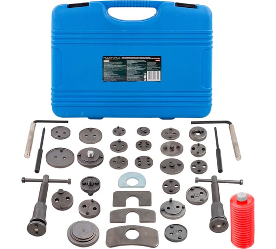 Изображение товара Набор для обслуживания тормозных цилиндров Rockforce 35 пр., право/левосторонний привод, в кейсе RF-65807(16098)