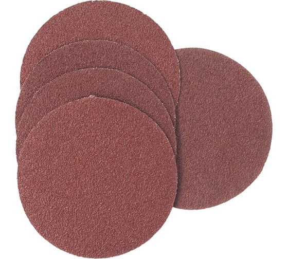 Изображение товара Круг абразивный на ворсовой основе под липучку (5 шт; 125 мм; P40) Vira 558017
