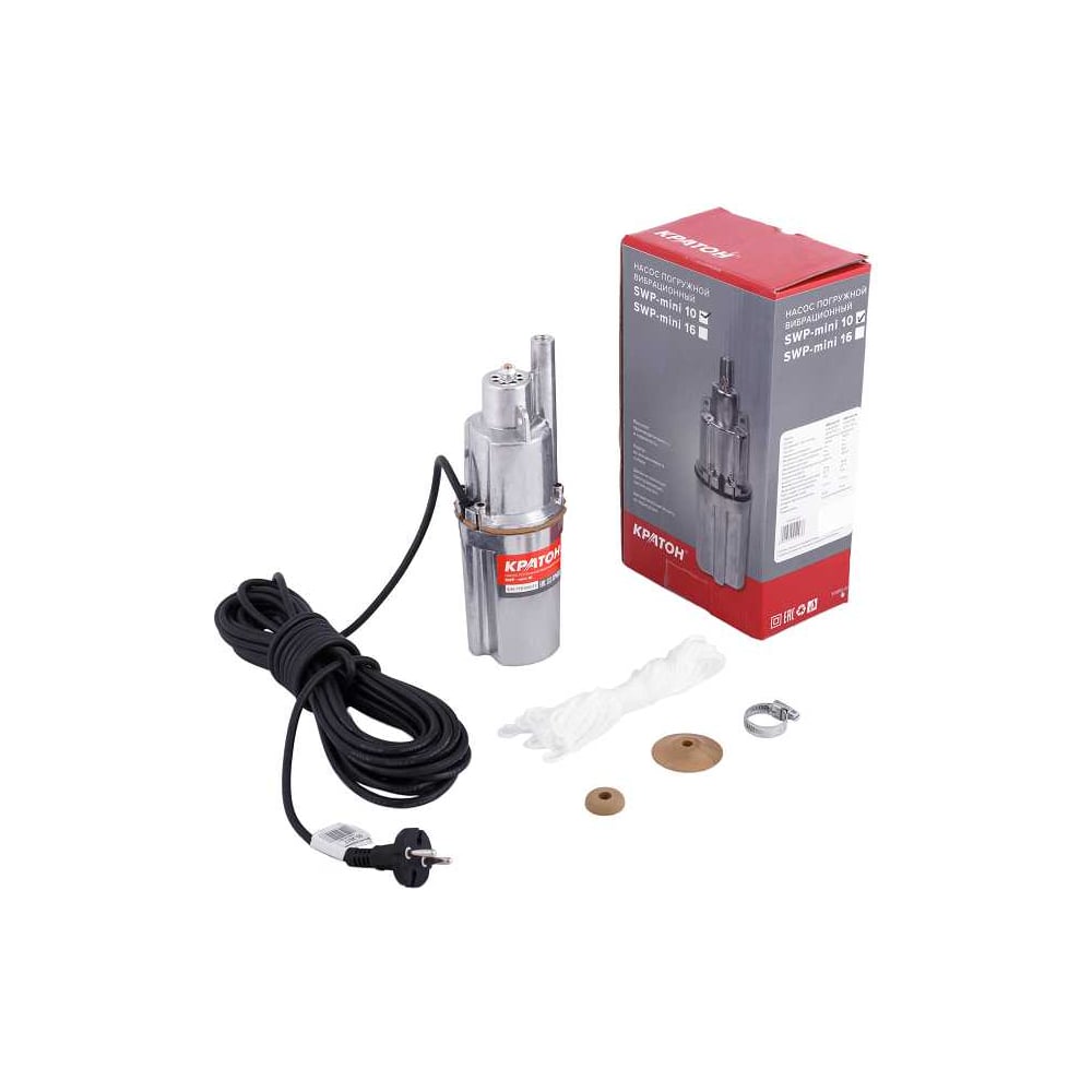 Изображение товара Погружной вибрационный насос Кратон SWP-mini 10 5 04 04 003 для колодцев
