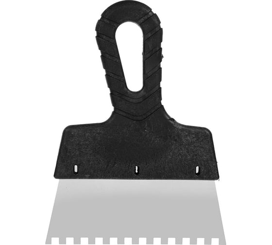 Изображение товара Малярный шпатель Korvus зубчатый, 150 мм, зуб 6x6 мм Лк-00003599