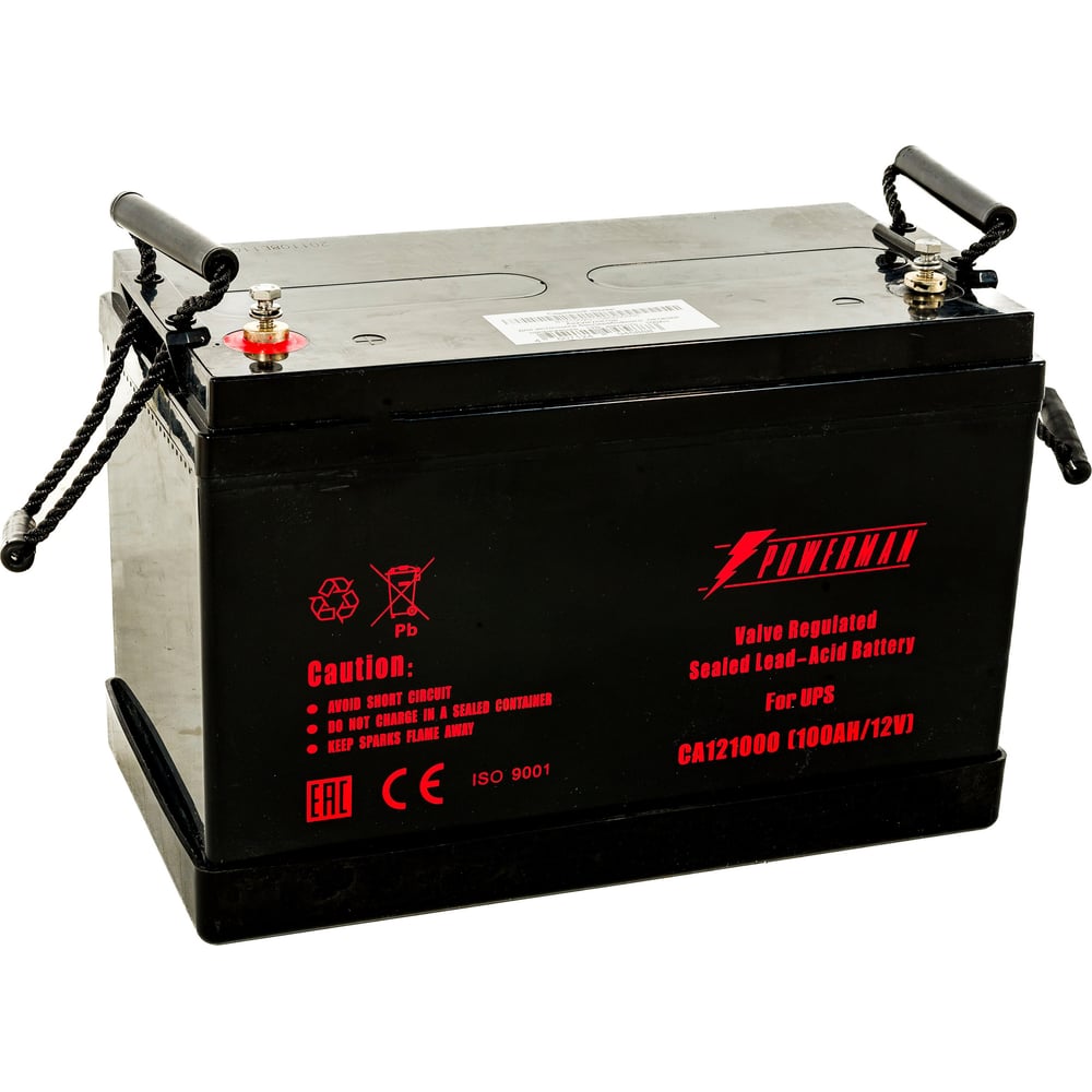 Аккумуляторная батарея для ИБП Powerman 1157252 CA121000 PM/UPS - фото 1