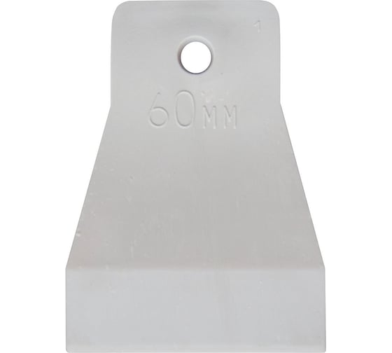 Изображение товара Резиновый шпатель Toolberg белый, 60 мм 90002671266