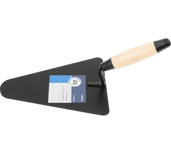 Изображение товара Кельма бетонщика Toolberg "треугольник", сталь, деревянная рукоятка 90004896900