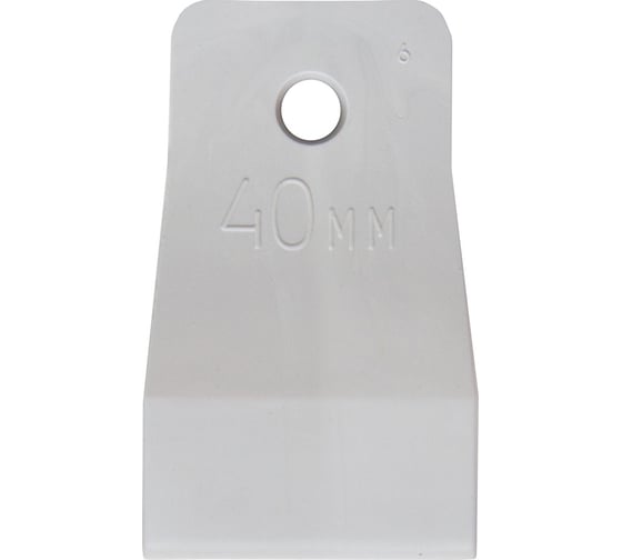 Изображение товара Резиновый шпатель Toolberg белый, 40 мм 90002671263