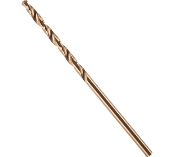 Изображение товара Сверло по металлу легированное кобальтом Р6М5К5 (2х49х24 мм) Кратон 1 05 18 001