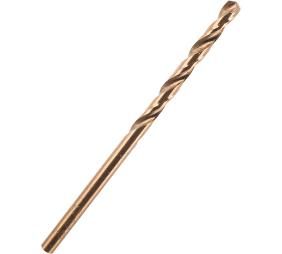 Изображение товара Сверло по металлу легированное кобальтом Р6М5К5 (3х61х33 мм) Кратон 1 05 18 003