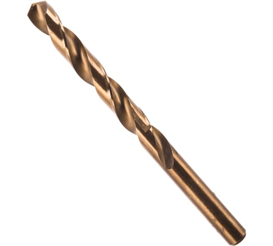 Изображение товара Сверло по металлу легированное кобальтом Р6М5К5 (10х133х87 мм) Кратон 1 05 18 018