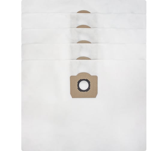 Изображение товара Мешки для пылесоса Dexter VOD 1420, Hitachi WDE 1200, Bort BSS-1518, Kress 1200, 30л, ROCKSTAR R4(5)