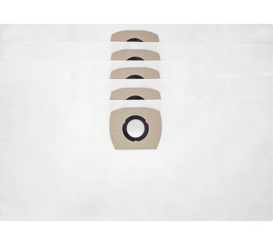 Изображение товара Мешки для пылесоса Bosch GAS15, GAS20, Deko DKVC 1200, Stihl SE61, Makita VC2012,20л, ROCKSTAR R1(5)