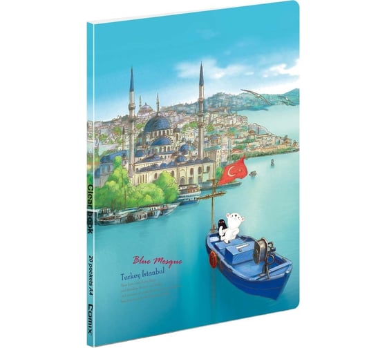 Изображение товара Папка COMIX География на 20 файлов А4 Турция A7582 IT