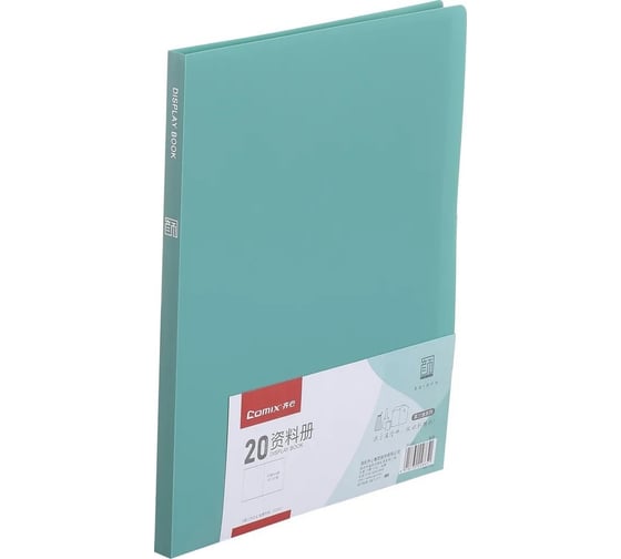 Изображение товара Папка COMIX на 20 файлов А4 Morandi мятный A6632 GN