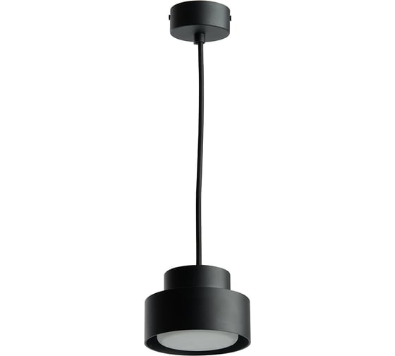Изображение товара Потолочный светильник FERON HL3678 Barrel AURA levitation 12W, 230V, GX53, черный, на подвесе 1,7 м 48409