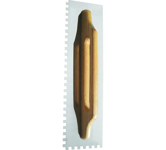 Изображение товара Гладилка 130х480мм (швейцарская, нержавеющая, зубчатая) 8мм Biber 35302 тов-048207