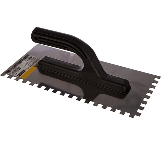 Изображение товара Гладилка 270х130мм (нержавеющая, зубчатая) 8мм Biber 35314 тов-048211