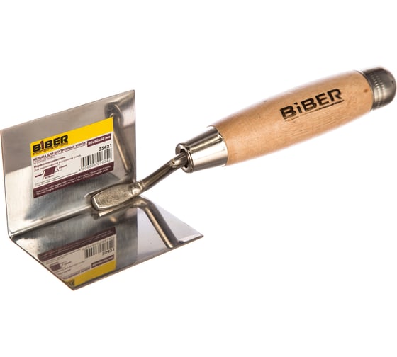 Изображение товара Кельма 80х60х60мм (угловая, нержавеющая, внутренняя) Biber 35421 тов-048273