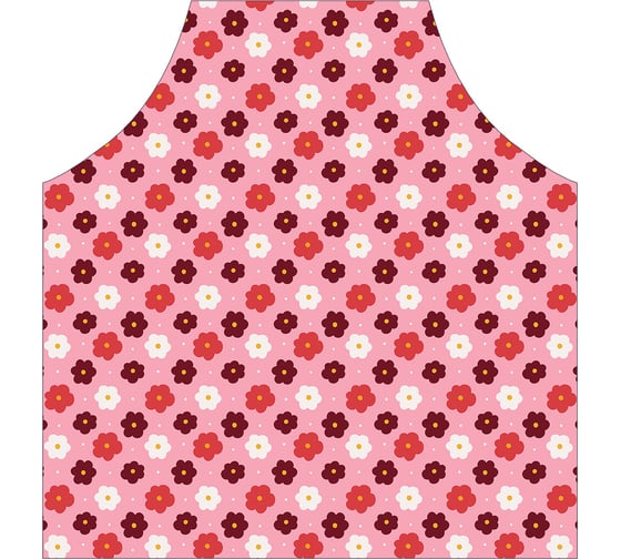 Изображение товара Кухонный фартук JOYARTY Цветные ромашки, универсальный размер для женщин и мужчин ap_423260
