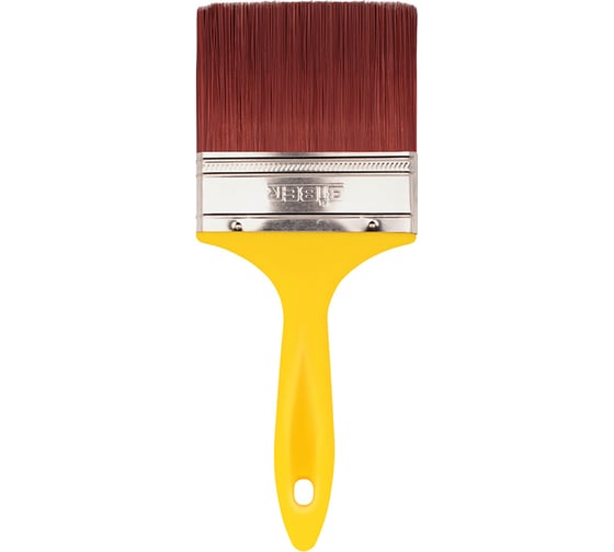 Изображение товара Кисть Суприм Аква (флейцевая, искусственная щетина, пластиковая рукоятка) 100мм Biber 31206 тов-067630