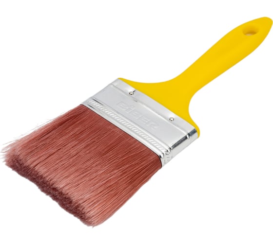 Изображение товара Кисть Суприм Аква (флейцевая, искусственная щетина, пластиковая рукоятка) 75мм Biber 31205 тов-067629