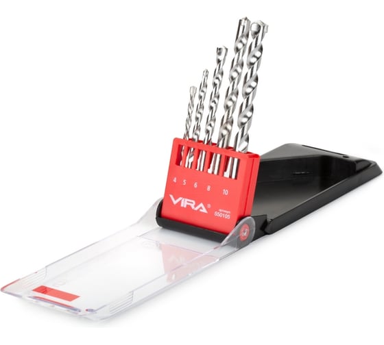 Изображение товара Набор сверл по бетону (5 шт; 4-10 мм) Vira 550105