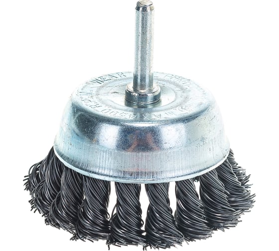 Изображение товара Щетка корщетка для дрели VIRA чашка крученая 75 мм 572075