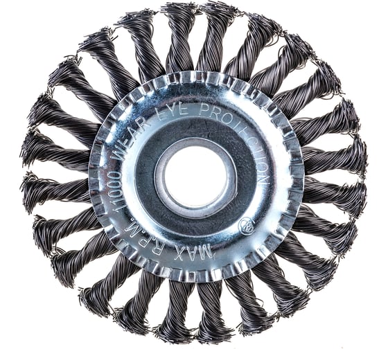 Изображение товара Щетка крученая металлическая проволока (125 мм; 22.2 мм) для УШМ Vira 575125