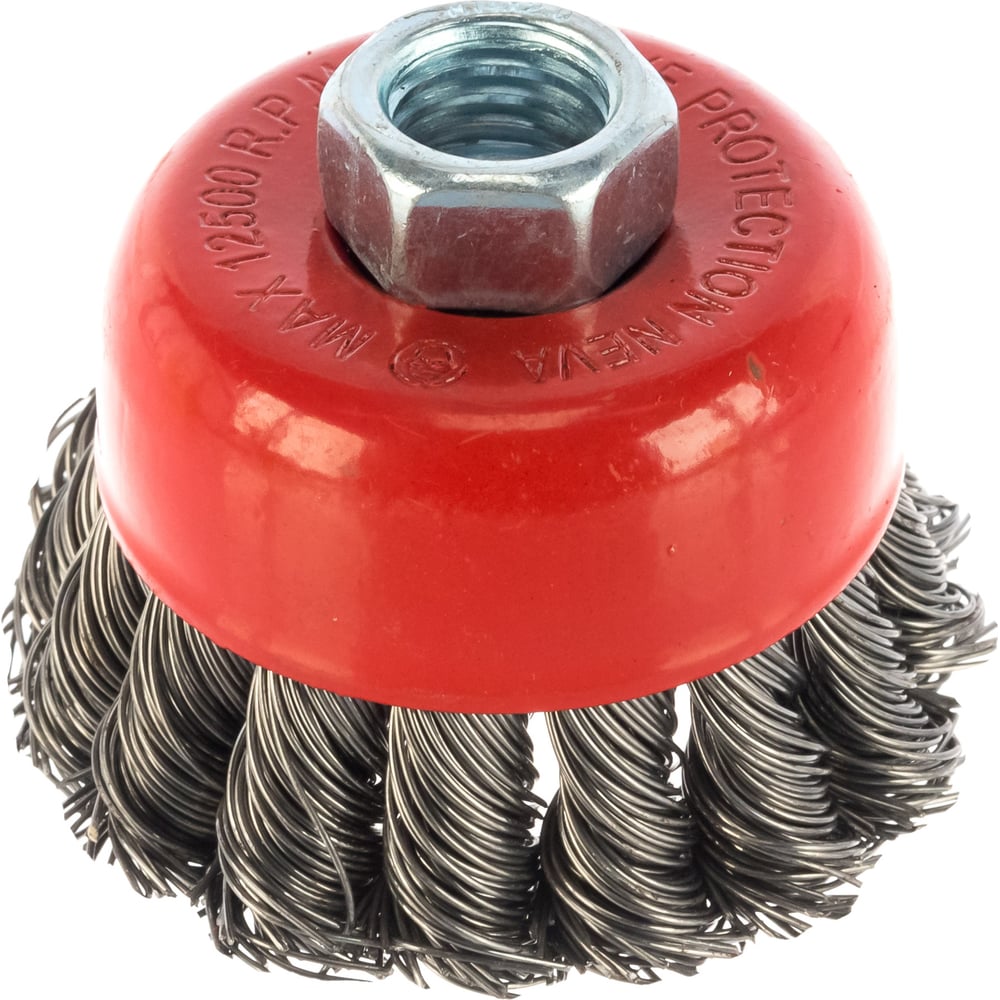 Изображение товара Щетка чашка для УШМ 65 мм М14 металлическая витая Vira