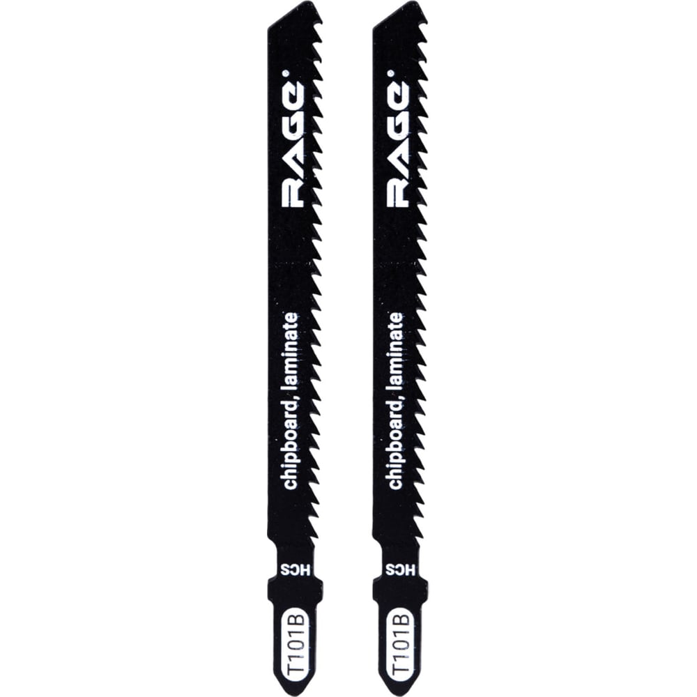 Изображение товара Пилка по дереву и пластику T101B 2 шт 100 мм для лобзиков RAGE by VIRA