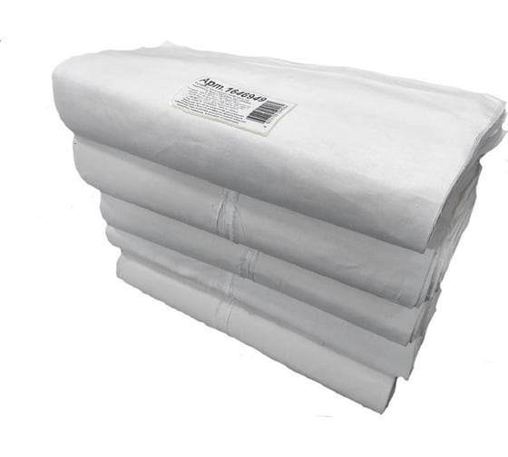 Изображение товара Технические хозяйственные салфетки ООО Комус 40x40 см, х/б мадаполам, белая, 500 шт. в упаковке 1646949