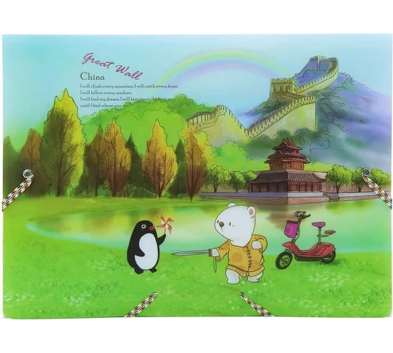 Изображение товара Папка COMIX География на резинках А4 Китай A7587 CN