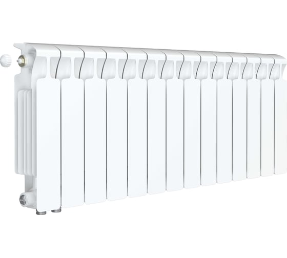 Изображение товара Биметаллический радиатор RIFAR MONOLIT Ventil 350 14 секц. нижн. лев. R-MN-350-14-VL