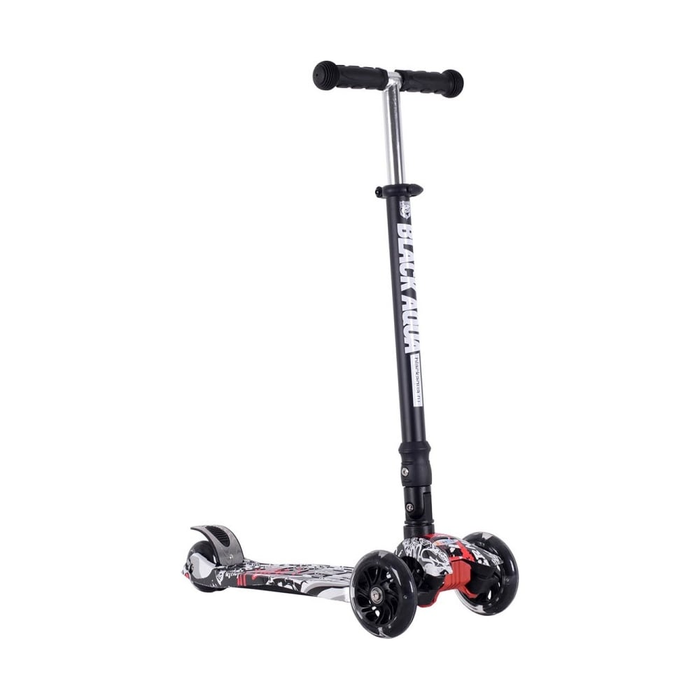 Изображение товара Самокат Black Aqua MG021 с светящимися колесами для детей и взрослых