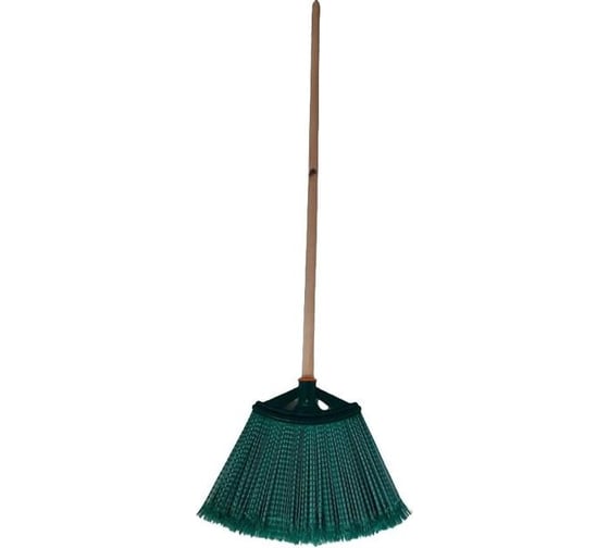 Изображение товара Метла ООО Комус ОПТИМА на деревянном черенке 1 сорта 1602506