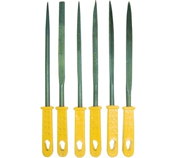 Изображение товара Набор надфилей Biber Мастер 85315 160 мм, пластиковая рукоятка тов-095630