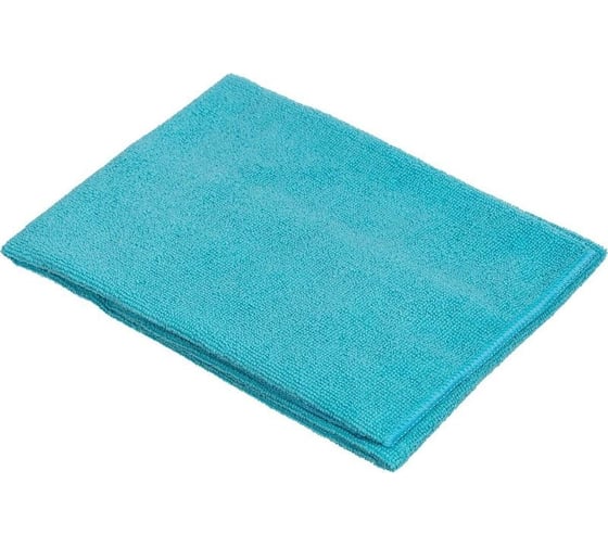 Изображение товара Тряпка для пола ООО Комус из микрофибры, универсальная, 220 г/кв. м, 50x80 см, синяя 1612807