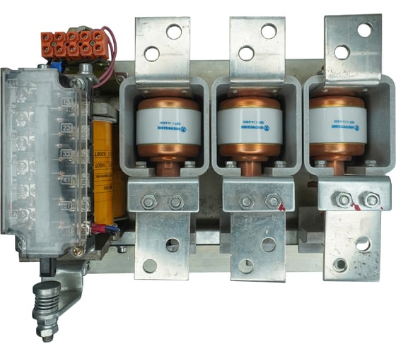 Изображение товара Вакуумный контактор Электротехник КВТ-1,14-5/630-3 У3, трёхполюсный, 380В,  AC/DC, 3з и2р, нереверсивный, без реле, IP00 ET557373