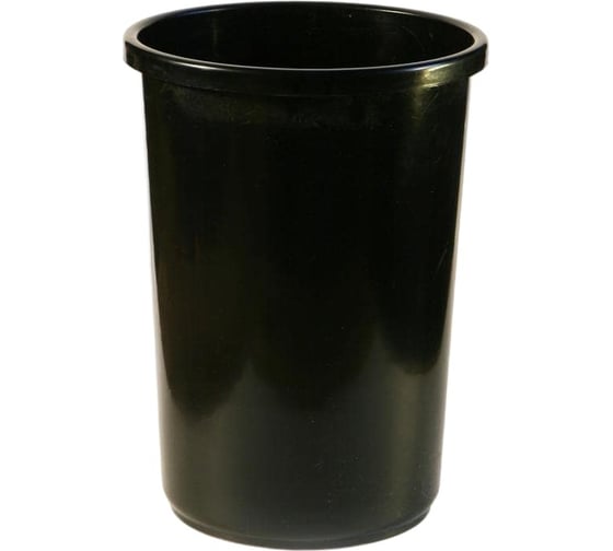 Изображение товара Офисная корзина ООО Комус 12 л, пластик, черная 1365971