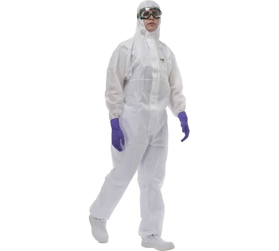 Изображение товара Защитный Комбинезон Puretech С2, плотность 55 г/м2, материала SMS, размер XXL, шт C2505