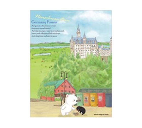 Изображение товара Папка-уголок COMIX География А4 Германия 10 шт в упаковке A7590 GM