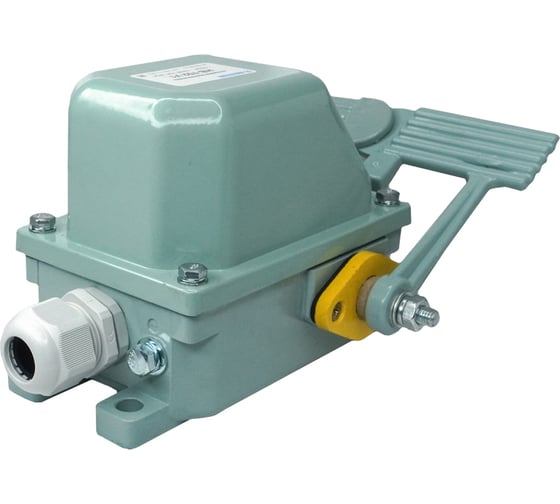 Изображение товара Ножной концевой выключатель Электротехник НВ-702 У1, рычаг с 2-мя педалями, 10А, IP44, 2 эл. цепи ET513982