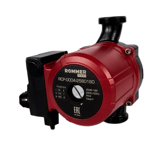 Изображение товара Циркуляционный насос ROMMER profi 25/80-180 RCP-0004-2580180 RG0091N6E5OUUH