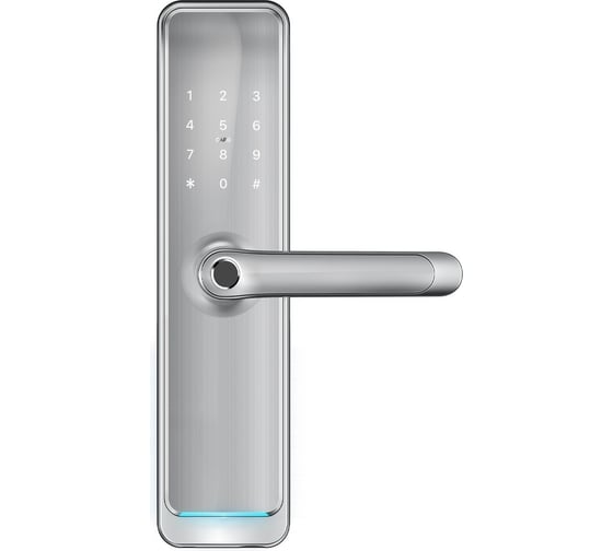 Изображение товара Электронный замок Novilock Smart fast silver v.4212 с врезным механизмом 6085 v.4938 4971