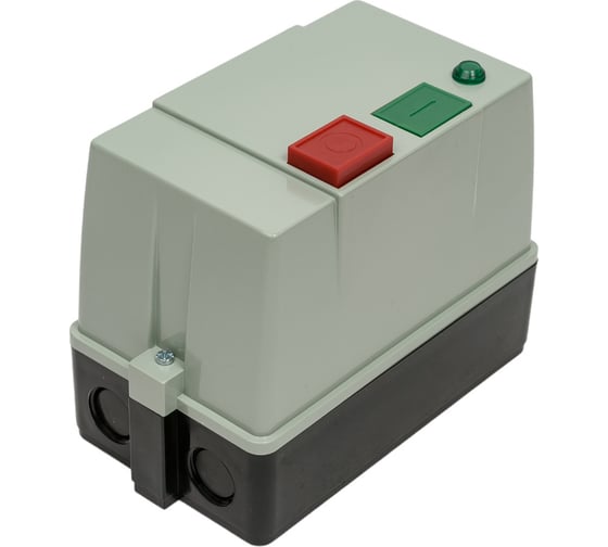 Изображение товара Электромагнитный пускатель Электротехник ПМЛ-2230 УХЛ4 Б, 220В/50Гц, 1з, 25А, нереверсивный, с реле РТЛ-1022-2 17-25А, в корпусе из пластика IP54, с кнопками ПУСК + СТОП и сигнальной лампой ET547046