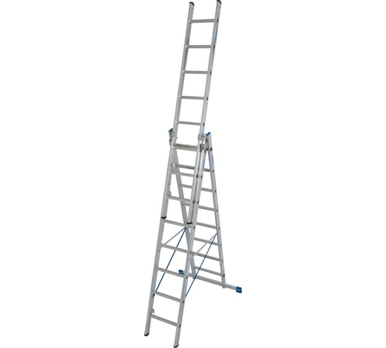 Изображение товара Трехсекционная универсальная лестница KRAUSE STABILO 3 х 8 перекладин с дополнительной функцией 133748