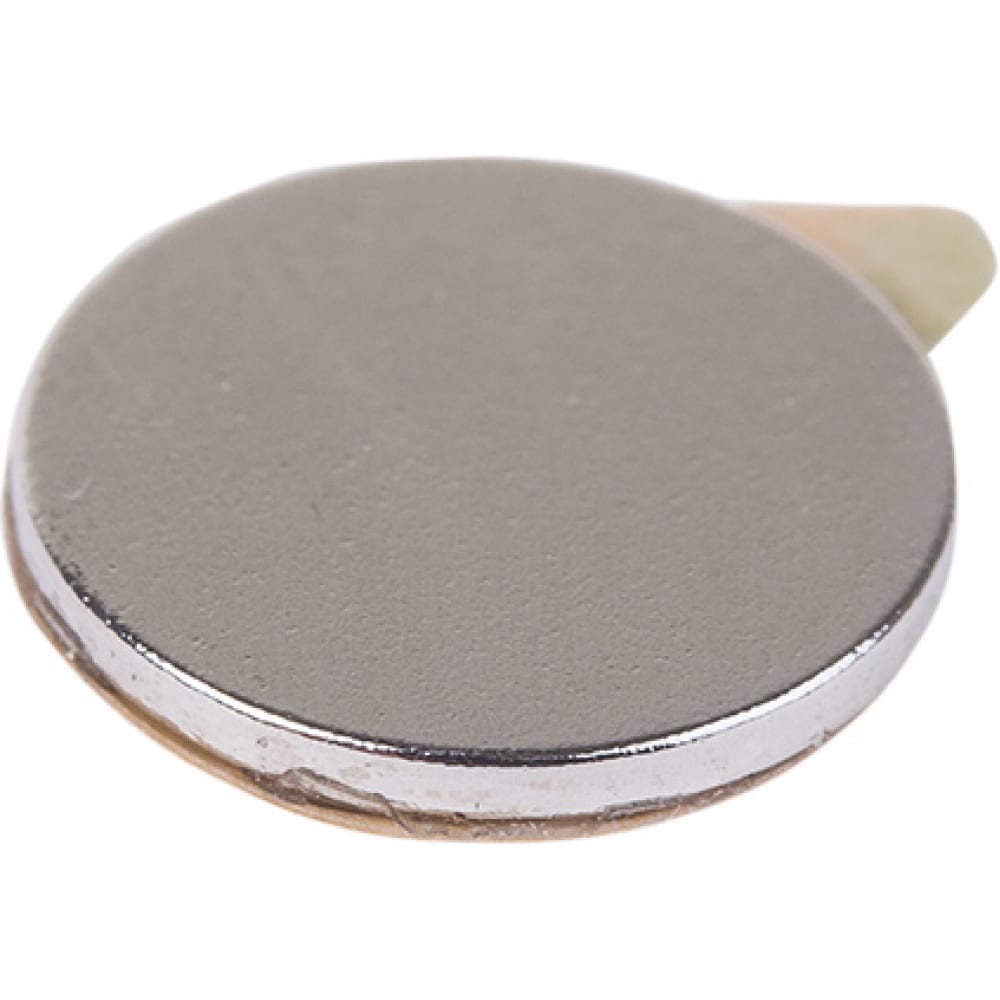 фото Неодимовый магнит диск 10х1мм с клеем сцепление 0.5 кг rexant 72-3111-1 (упаковка 20 шт.)